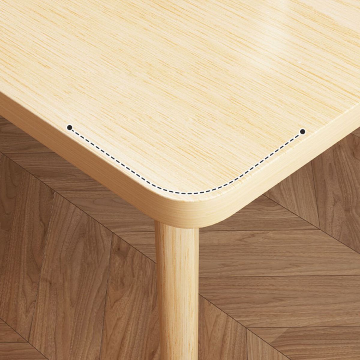 4 gambe tavolo da pranzo mobili da pranzo in legno massiccio per sala da pranzo