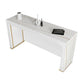 Contemporary Stone Pub Dining Set 1/2/3 Pieces Counter Table with Upholstered Stools Clearhalo 'Bar Furniture' 'furn' 'furn_home_bar_bar_sets' 'Furniture' 'Home Bars & Bar Sets' 'home_bar_bar_sets' 'Kitchen & Dining Furniture' 1200x1200_40d0b322-32d2-4361-b537-d241238cf14d