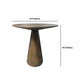 Mid-Century Metal Round Top Side Table 19.6-inch Pedestal End Table Clearhalo 'Coffee & Accent Tables' 'End & Side Tables' 'end_side_tables' 'furn' 'furn_end_side_tables' 'Furniture' 'Living Room Furniture' 1200x1200_40d2149c-2a56-41b3-b1a9-ccc0bd1f339d