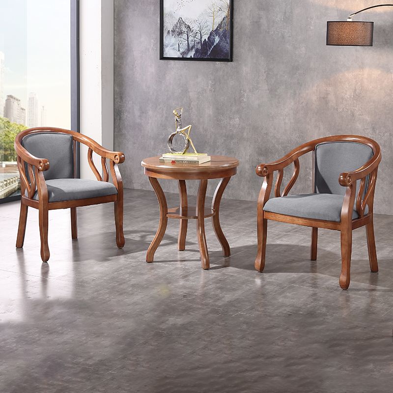Traditional Ash Wood Chair Set Solid Back Arm Kitchen Dining Room Chairs Clearhalo ' kitchen&dining_furn' 'Dining Chairs' 'Dining Tables & Seating' 'dining_chair' 'furn' 'furn_dining_chair' 'Furniture' 'furniture_dining_chair' 'Kitchen & Dining Furniture' 'kitchen' 1200x1200_40d22eda-ddf4-4c54-aaea-132d25798ced