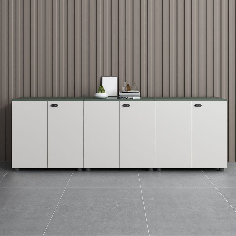 Nordic Style File Cabinets Solid Wood White Horizontal File Cabinet Office Clearhalo 'Filing Cabinets' 'filling_cabinets' 'furn' 'furn_filling_cabinets' 'Furniture' 'Office Furniture' 1200x1200_40d4ba0b-dacf-4dd9-9bb3-bb5d8efcc770