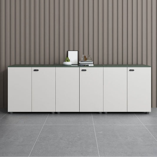 Nordic Style File Cabinets Solid Wood White Horizontal File Cabinet Office Clearhalo 'Filing Cabinets' 'filling_cabinets' 'furn' 'furn_filling_cabinets' 'Furniture' 'Office Furniture' 1200x1200_40d4ba0b-dacf-4dd9-9bb3-bb5d8efcc770