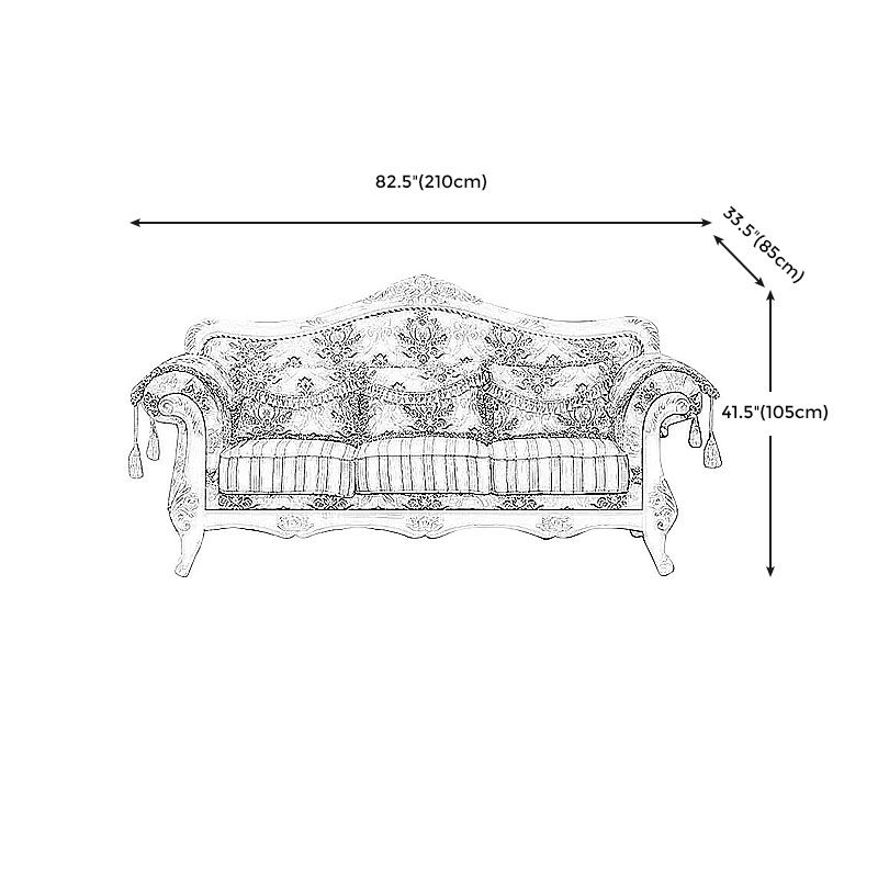 French Country Standard Rolled Arm Settee Tufted Back Couch for Three People Clearhalo 'furn' 'furn_sofas' 'Furniture' 'furniture_sofas' 'Living Room Furniture' 'Sofa' 'sofas' 1200x1200_40d55d88-6503-4d9e-89f3-81675aff8b52