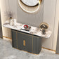 Glam Buffet Server ingegnerizzato in legno e credenza in pietra