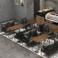 Industrial Solid Wood Dinner Room Kitchen Table Brown Sled Table for Dining Room Clearhalo ' dining_table' 'Dining Tables & Seating' 'Dining Tables' 'furn' 'furn_dining_table' 'Furniture' 'furniture_dining_table' 'Kitchen & Dining Furniture' 'kitchen&dining_furn' 'kitchen' 'kitchen_dining_table' 1200x1200_40d7ec6f-c456-4a71-b101-80cca6805087