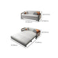 Sleeple grigio chiaro divano in pelle finta letto con materasso staccabile