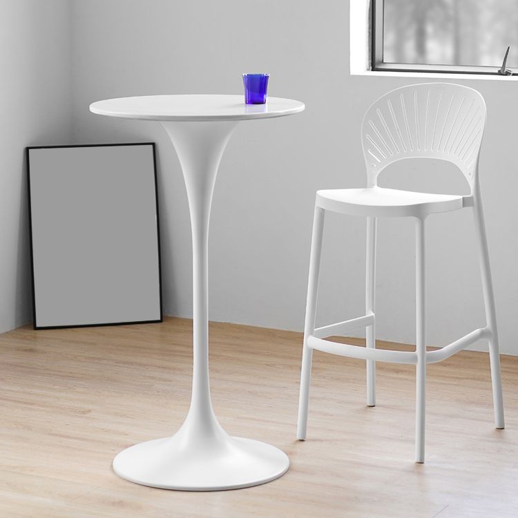 Tavolo da piedistallo/pub industriale tavolo da cocktail altezza barra rotonda