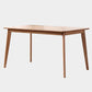 Contemporary Rectangle Dining Table Oak Solid Wood Table with 4 Legs for Home Kitchen Dinner Clearhalo ' dining_table' 'Dining Tables & Seating' 'Dining Tables' 'furn' 'furn_dining_table' 'Furniture' 'furniture_dining_table' 'Kitchen & Dining Furniture' 'kitchen&dining_furn' 'kitchen' 'kitchen_dining_table' 1200x1200_40d9712f-660f-4cc8-8ba0-9b20a60ece80