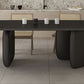 Rectangle Minimalist Dining Table Black Solid Wood Fixed Table for Restaurant Clearhalo ' dining_table' 'Dining Tables & Seating' 'Dining Tables' 'furn' 'furn_dining_table' 'Furniture' 'furniture_dining_table' 'Kitchen & Dining Furniture' 'kitchen&dining_furn' 'kitchen' 'kitchen_dining_table' 1200x1200_40d9e386-6ddb-4dac-be93-d4583af737c1