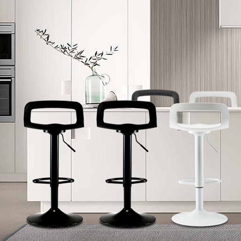 Modern Adjustable Height Bar-stool Metal Counter Bar Stool for Home Clearhalo 'Bar Furniture' 'Bar Stools' 'bar_stools' 'furn' 'furn_bar_stools' 'Furniture' 'Kitchen & Dining Furniture' 1200x1200_40dca463-ef53-475b-bcf6-4c612378517b
