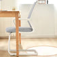 Modern Fixed Arms Desk Chair Mid Back Ergonomic Mesh Task Chair