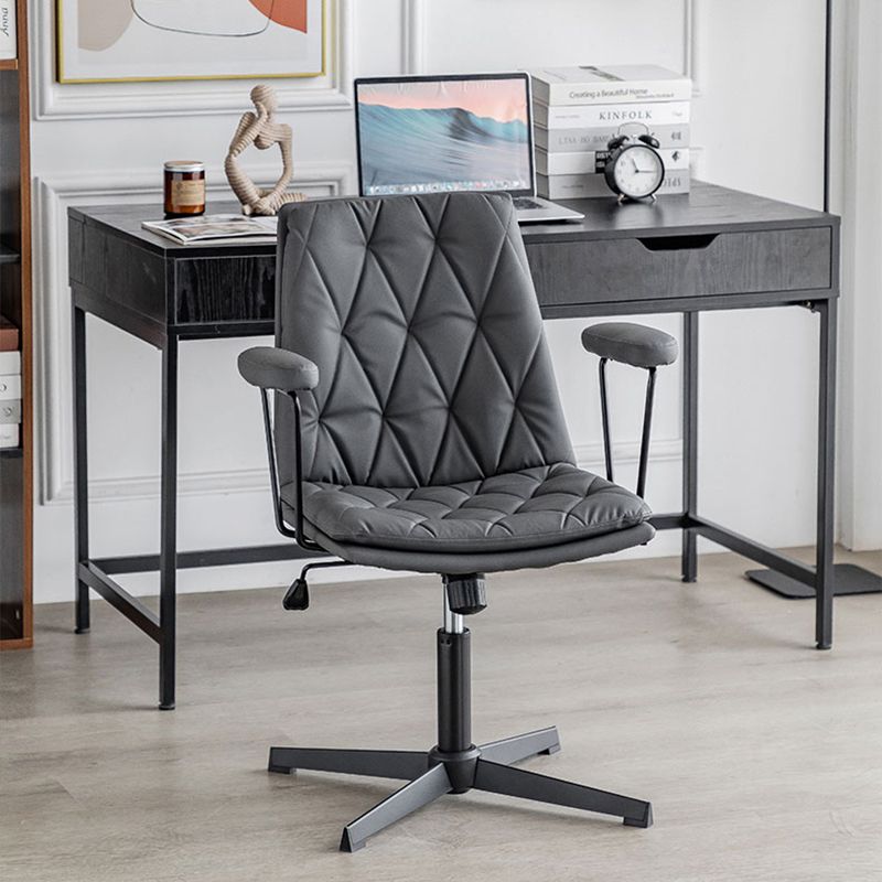 No Wheels Office Chair Contemporary Swivel Rolling Task Chair Clearhalo 'furn' 'furn_office_chair' 'Furniture' 'Office Chairs' 'Office Furniture' 'office_chair' 1200x1200_40dee139-0b57-4126-ac8e-21adc15fd5aa
