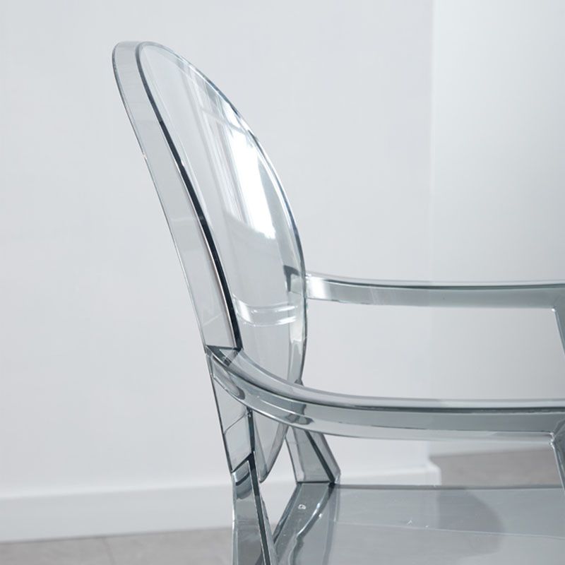 Scandinavian Arm Plastic Side Chairs for Home Open Back Side Chair Clearhalo 'Dining Chairs' 'Dining Tables & Seating' 'dining_chair' 'Furniture' 'furniture_dining_chair' 'Kitchen & Dining Furniture' 1200x1200_40e24510-c911-4671-815c-473a060407ed