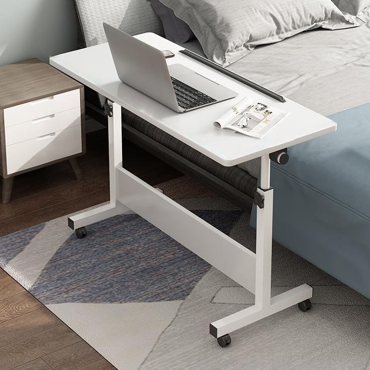 Hight Adjustable Standing Desk Converter Folding Desk with Steel Table Leg Clearhalo 'furn' 'furn_office_desk' 'Furniture' 'Office Desks' 'Office Furniture' 'office_desk' 1200x1200_40e57ead-2c7a-413b-afd3-bb85bf09d6f3