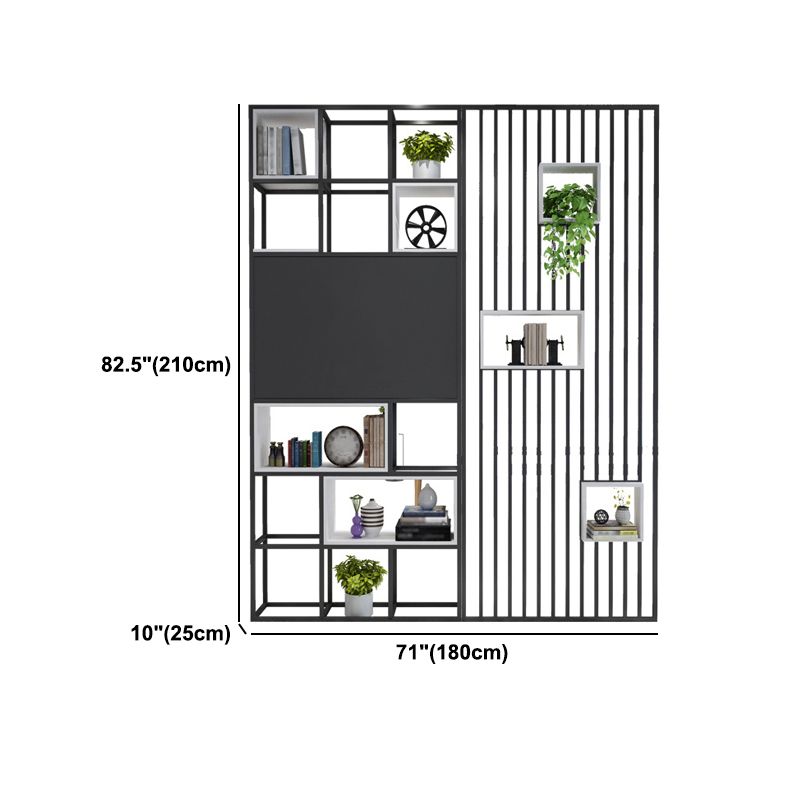 Open Back Bookshelf Industrial Style Solid Wood Bookcase for Home Office Clearhalo 'Bookcases' 'furn' 'furn_bookcases' 'Furniture' 'furniture_bookcases' 'kitchen' 'kitchen_bookcases' 'Living Room Furniture' 'Office Furniture' 1200x1200_40e784f2-2fdf-4c67-aa62-991d1fea9b28