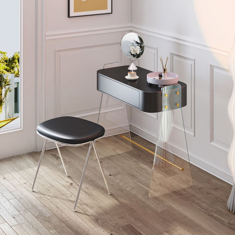 Vanité contemporaine 1 casse-tête de tiroir de rangement avec des jambes acryliques