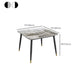 Modern 1/5 Pieces Dining Set Round Stone Dining Table for Living Room
