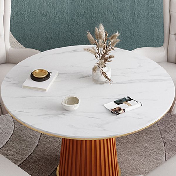 Minimalist Kitchen Standard Dining Table White Sintered Stone Dining Table with Pedestal Base Clearhalo ' dining_table' 'Dining Tables & Seating' 'Dining Tables' 'furn' 'furn_dining_table' 'Furniture' 'furniture_dining_table' 'Kitchen & Dining Furniture' 'kitchen&dining_furn' 'kitchen' 'kitchen_dining_table' 1200x1200_40ea5901-7bec-4298-8f1a-032bf901f945