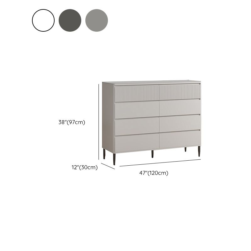 Classic Glam Storage Chest Stone Storage Chest Dresser with 5/6/8 Drawers