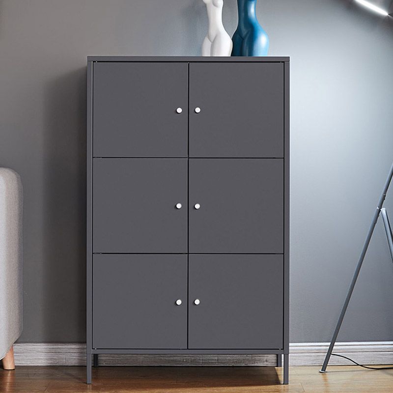 Modern Storage Cabinet Hinged Wardrobe Armoire - 25.6"L x 14.2"W x 41.3"H Clearhalo 'Armoires & Wardrobes' 'armoires_wardrobes' 'Bedroom Furniture' 'furn' 'furn_armoires_wardrobes' 'Furniture' 1200x1200_40ec5a19-5c2c-417d-a5b1-928a115fe537