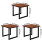 Industrial Wooden Dining Table Brown Square Table with Sled Base for Dinning Room Clearhalo ' dining_table' 'Dining Tables & Seating' 'Dining Tables' 'furn' 'furn_dining_table' 'Furniture' 'furniture_dining_table' 'Kitchen & Dining Furniture' 'kitchen&dining_furn' 'kitchen' 'kitchen_dining_table' 1200x1200_40edce07-0ab8-419f-b779-c9afb32807d5