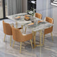 Traditional Luxury Stone Furniture Rectangle Double Pedestal Dining Table Clearhalo ' dining_table' 'Dining Tables & Seating' 'Dining Tables' 'furn' 'furn_dining_table' 'Furniture' 'furniture_dining_table' 'Kitchen & Dining Furniture' 'kitchen&dining_furn' 'kitchen' 'kitchen_dining_table' 1200x1200_40ee5a01-7223-47b9-9cdd-c0fdf953acce