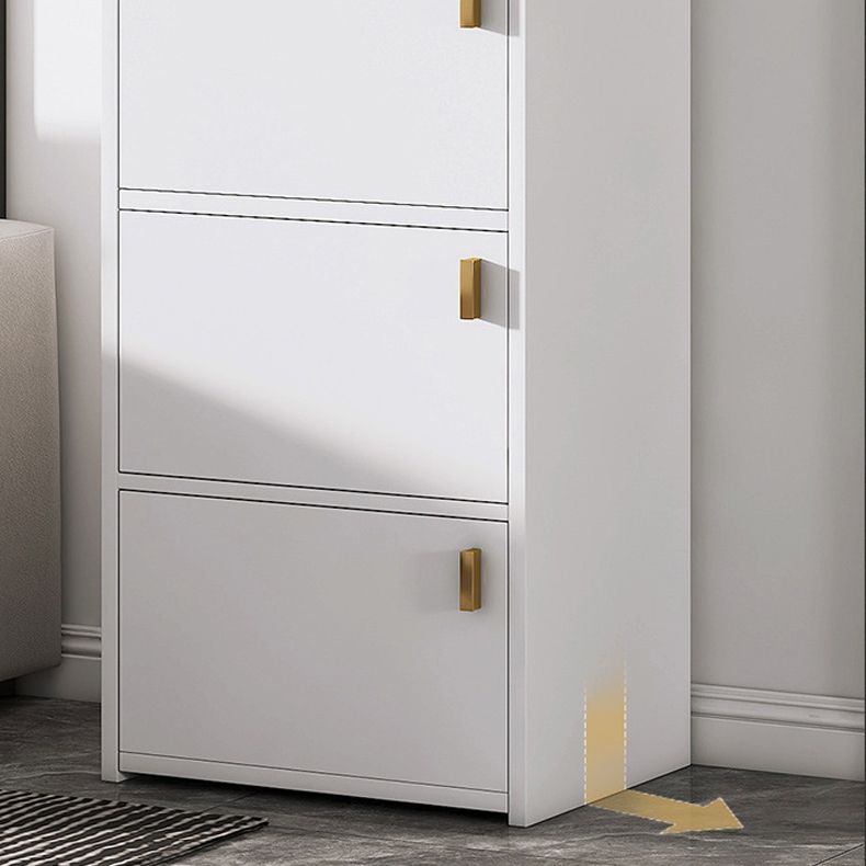 Modern Rectangle Chest White Wood Storage Cabinet with Drawer Clearhalo 'Cabinets & Chests' 'cabinets_chests' 'furn' 'furn_cabinets_chests' 'Furniture' 'Living Room Furniture' 1200x1200_40f07838-e87f-41ee-be67-f35515f03f40