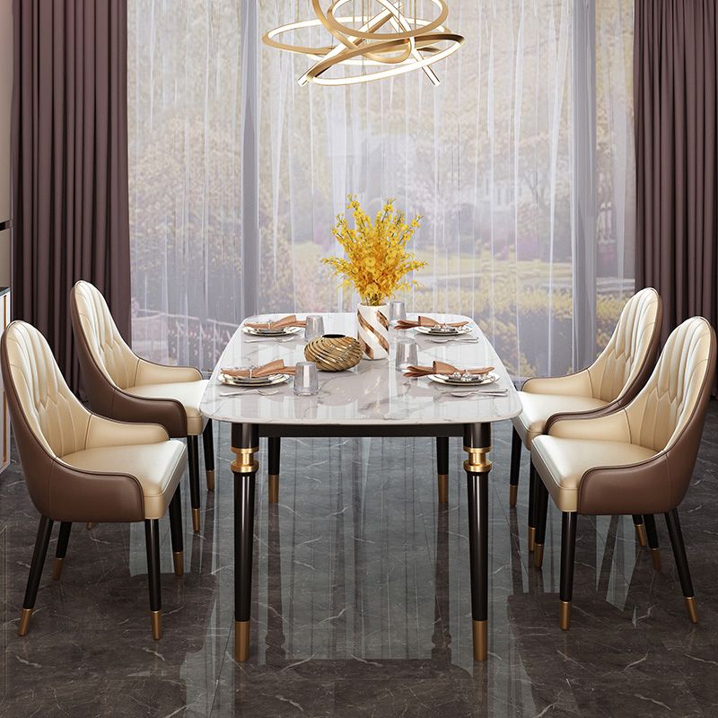 Marble 1/2/5/7 Pieces Dining Set Modern Dining Furniture Set /Separate Items Clearhalo 'Dining Room Sets' 'Dining Tables & Seating' 'dining_room_set' 'furn' 'furn_dining_room_set' 'Furniture' 'furniture_dining_room_set' 'Kitchen & Dining Furniture' 'kitchen&dining_furn' 'kitchen' 1200x1200_40f17d3a-929c-4ce4-a7f6-b12ffc2af961