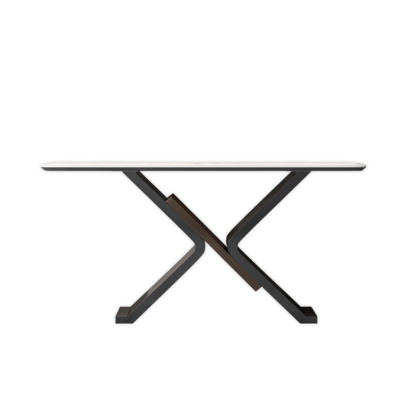 Table accent de console rectangle moderne Table accent de finition antique