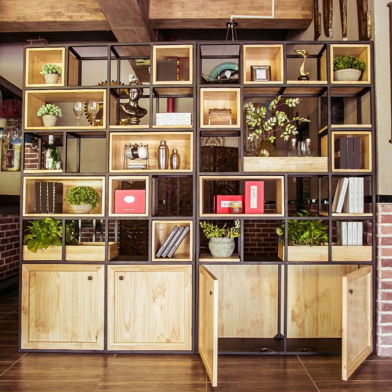 Mid-Century Modern Wine Bottle Rack Rubberwood Freestanding Wine Bottle Holder Clearhalo 'furn' 'furn_wine_racks' 'Furniture' 'Kitchen & Dining Furniture' 'Wine Racks' 'wine_racks' 1200x1200_40f38761-9e1a-46af-910b-b30e444766dd