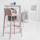 Contemporary Stackable Bar-stool Plastic Counter Bar Stool with Plastic Legs for Home Clearhalo 'Bar Furniture' 'Bar Stools' 'bar_stools' 'furn' 'furn_bar_stools' 'Furniture' 'furniture_bar_stools' 'Kitchen & Dining Furniture' 1200x1200_40f449c1-1d76-440b-944c-5f4cb23d8c19