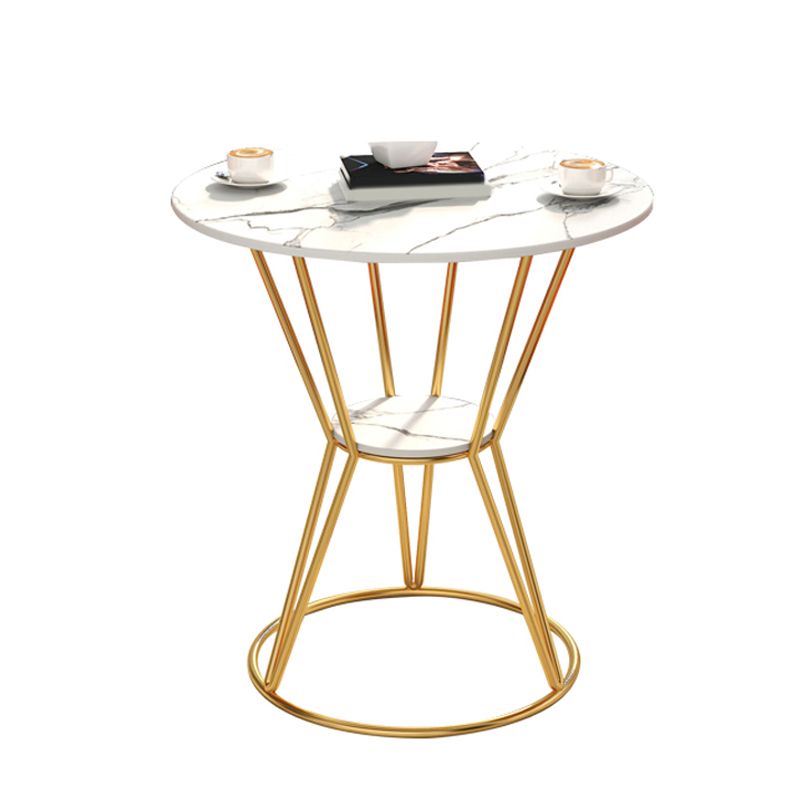 Juego de mesa de comedor de piedra blanca 1/2/4 piezas de comedor moderno