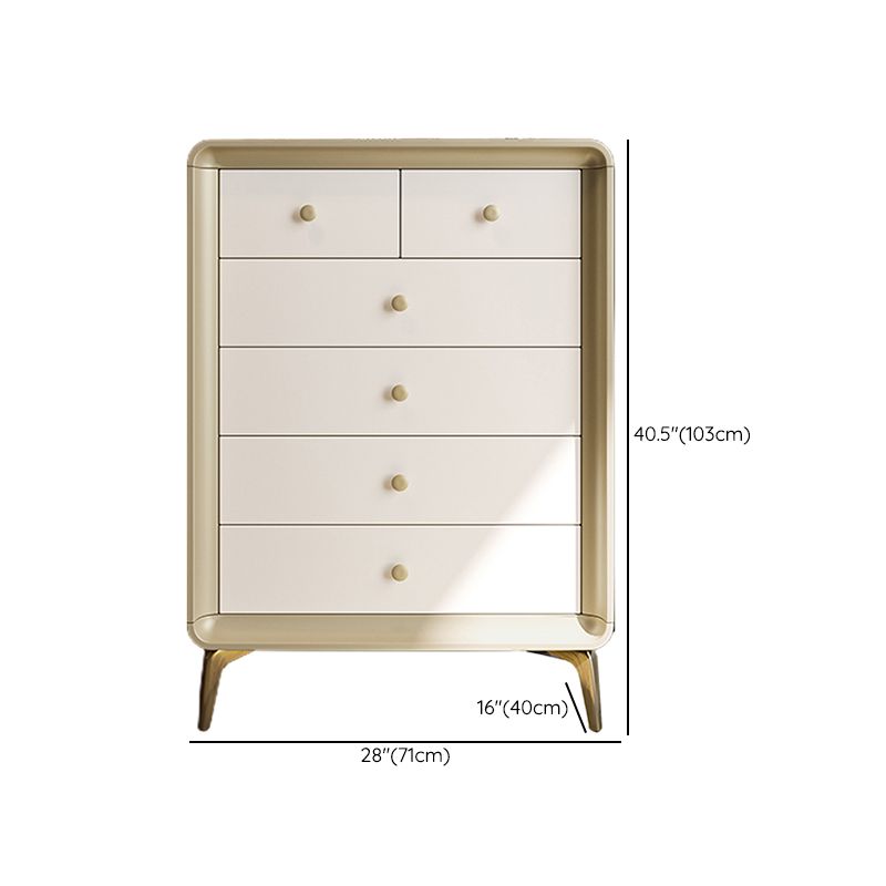Classic Glam Horizontal Double Dresser Rubber Wood Storage Chest Dresser for Bedroom Clearhalo 'Bedroom Furniture' 'Dressers & Chests' 'dressers_chests' 'furn' 'furn_dressers_chests' 'Furniture' 1200x1200_40f5f4df-0604-483f-a1fc-e4e44a251390