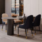 Modern Style Dining Table Sintered Stone Dining Table with Black Frame for Kitchen Clearhalo ' dining_table' 'Dining Tables & Seating' 'Dining Tables' 'furn' 'furn_dining_table' 'Furniture' 'furniture_dining_table' 'Kitchen & Dining Furniture' 'kitchen&dining_furn' 'kitchen' 'kitchen_dining_table' 1200x1200_40f9424a-cb9b-423a-abd3-68e1196f1b0b