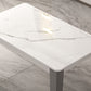 4 Legs Dining Table Rectangle Dining Table for Kitchen Dining Room