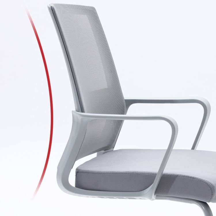 Chaise moderne sans roues de bureau sans chaise de bureau ergonomique pénible