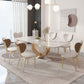 Luxury 1/2/5/7/9 Pieces Dining Set Sintered Stone Dining Table with Leather Chairs Clearhalo 'Dining Room Sets' 'Dining Tables & Seating' 'dining_room_set' 'furn' 'furn_dining_room_set' 'Furniture' 'furniture_dining_room_set' 'Kitchen & Dining Furniture' 1200x1200_40fefa76-8659-4773-bb96-e172d90cf616