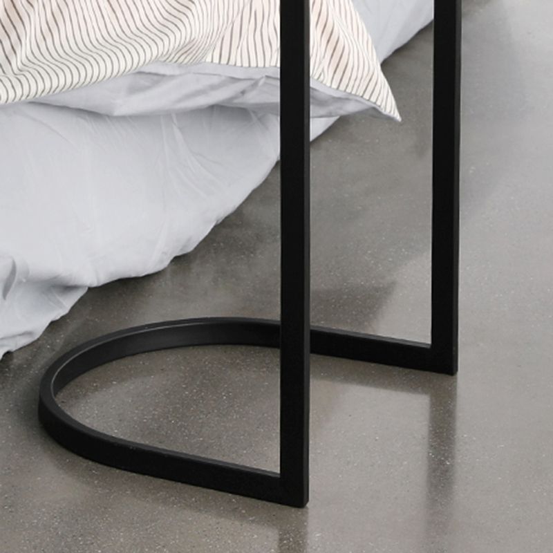 Metal Round Night Table Modern Non-Storage Legs Included Nightstand in Black/Gold Clearhalo 'Bedroom Furniture' 'furn' 'furn_night_stand' 'Furniture' 'night_stand' 'Nightstands' 1200x1200_40ff9457-79bb-4603-bcc7-3c1cf4d216db