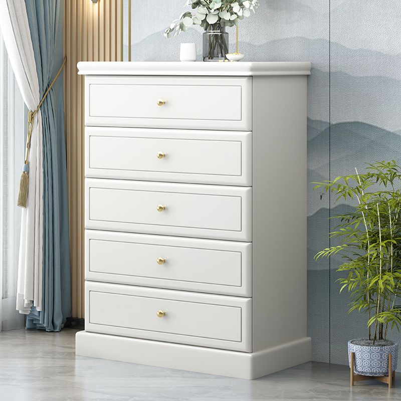 Moderne rechthoek bruine kastknoppen houten zijkast met lade