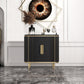 Glam Black Buffet Sideboard Funce Sideboard in marmo con porte con porte