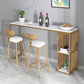 Rectangle Stone Bar Dining Table Industrial Bar Dining Table with Sled Base Clearhalo 'Bar Furniture' 'Bar Tables' 'bar_tables' 'furn' 'furn_bar_tables' 'Furniture' 'furniture_bar_tables' 'Kitchen & Dining Furniture' 1200x1200_41051b8c-471d-42a0-ad25-eab2b4bfd787