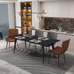 Sintered Stone Three-Color Dining Table Modern Style 4 Legs Table for Dining Room Clearhalo ' dining_table' 'Dining Tables & Seating' 'Dining Tables' 'furn' 'furn_dining_table' 'Furniture' 'furniture_dining_table' 'Kitchen & Dining Furniture' 'kitchen&dining_furn' 'kitchen' 'kitchen_dining_table' 1200x1200_410644b5-27e1-4d6e-970f-2015eef28e48