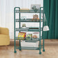 Modern Iron Bookcase, 10.5" W Geometric Bookshelf for Any Room