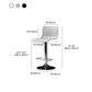 Industrial Style Liftable Bar Stool Plastic Counter Bar Stool with Metal Legs Clearhalo 'Bar Furniture' 'Bar Stools' 'bar_stools' 'furn' 'furn_bar_stools' 'Furniture' 'Kitchen & Dining Furniture' 1200x1200_410bc024-80be-4f94-b091-df0e37ab4b9f