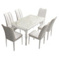Traditional Solid Wood Top Dining Set with 4 White Solid Wood Legs for Dining Furniture Clearhalo 'Dining Room Sets' 'Dining Tables & Seating' 'dining_room_set' 'furn' 'furn_dining_room_set' 'Furniture' 'furniture_dining_room_set' 'Kitchen & Dining Furniture' 'kitchen&dining_furn' 'kitchen' 1200x1200_410ca3f5-c619-44eb-9c01-97a9807f5bae
