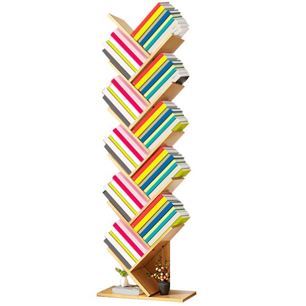 Salon contemporain étagère et étagère fabriquée en bois bibliothèque en bois