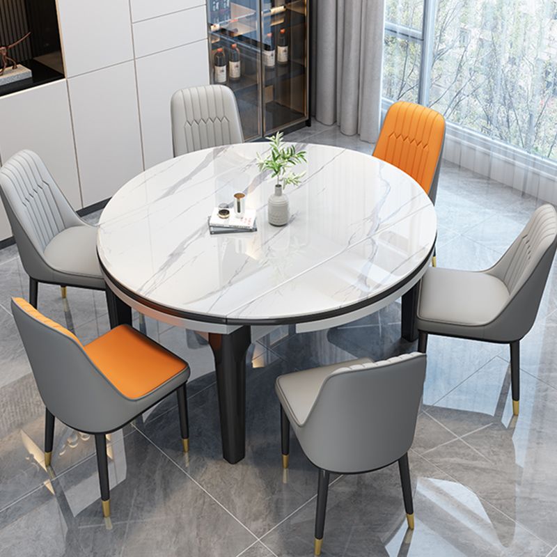 Modern Style Dining Table Rubberwood Legs Dinner Table for Living Room