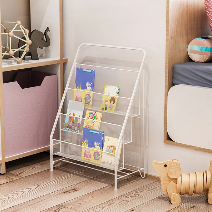 Scandinavian Shelf Bookcase Metal Etagere Bookshelf with Shelves