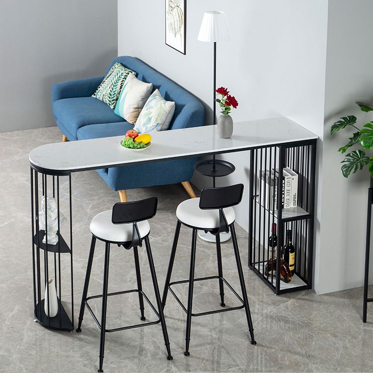 Modern Style Upholstered Counter Stool Bar-height Bar Stool with Footrest Clearhalo 'Bar Furniture' 'Bar Stools' 'bar_stools' 'furn' 'furn_bar_stools' 'Furniture' 'Kitchen & Dining Furniture' 1200x1200_4117cd92-479d-453a-9a2f-fa35fa29cce2