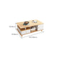 Artificial Wood Coffee or End Table Rectangular Coffee Table with Storage Clearhalo 'Coffee & Accent Tables' 'Coffee Tables' 'coffee_tables' 'furn' 'furn_coffee_tables' 'Furniture' 'Living Room Furniture' 1200x1200_4119c1d3-beee-4d66-aeda-360babf70015